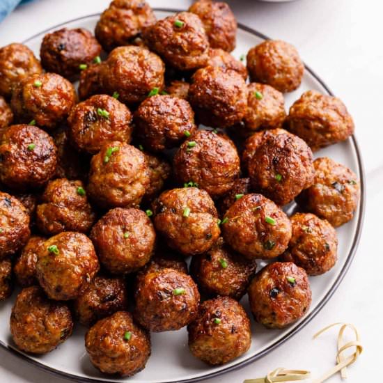 Air Fryer Meatballs - Recipe photo by AllThingsMamma
