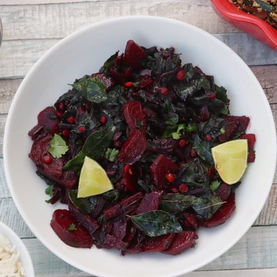 Beetroot Poriyal - Recipe photo by Spice Chronicles