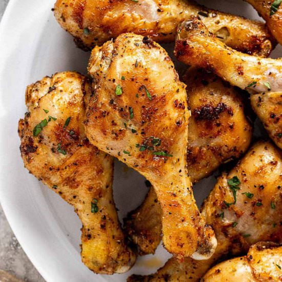 Baked Chicken Legs - Recipe photo by Jessica Gavin