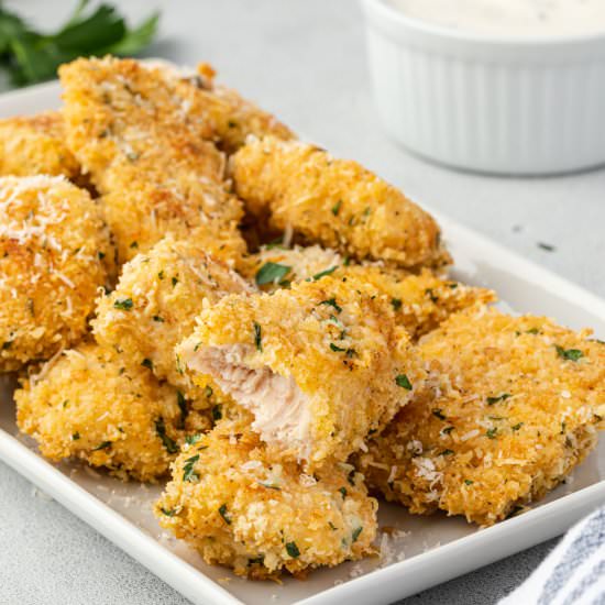 Garlic Parmesan Boneless Wings - Recipe photo by stateofdinner