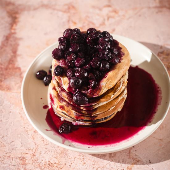 American Pancakes with Oat Milk - Recipe photo by tiffinandteaofficial