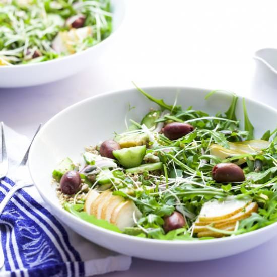Pear & Rocket Salad - Recipe photo by flourishingkitchen