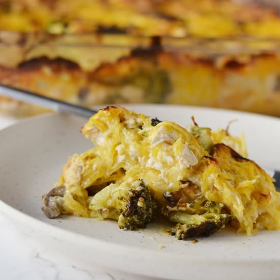 Broccoli Spaghetti Squash Casserole - Recipe photo by Lichenpaleolovingaip
