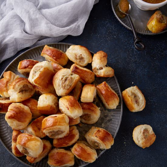 Puff Pastry Sausage Rolls - Recipe photo by Barbara Curry