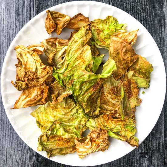 Air Fryer Cabbage Chips - Recipe photo by MyLifeCookbook