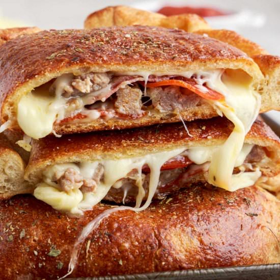 Meat Calzone - Recipe photo by simplystacie