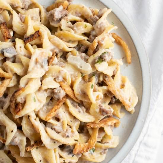 French Onion Beef Casserole - Recipe photo by OnlyPans
