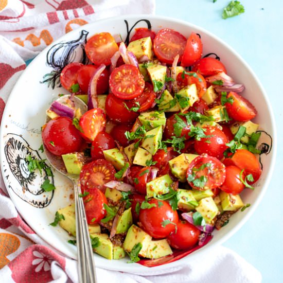 Mexican Avocado and Tomato Salad - Recipe photo by healingtomato
