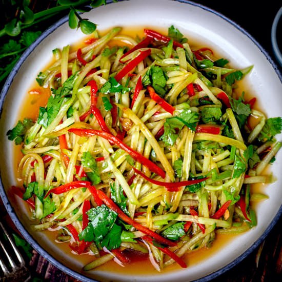 Asian cucumber salad - Recipe photo by cookingwithlei