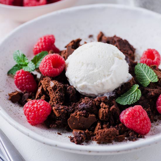Chocolate Brownie Pudding - Recipe photo by Lemon blossoms
