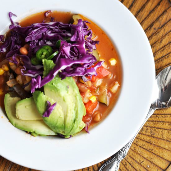 Vegan Pozole - Recipe photo by bowlofyum
