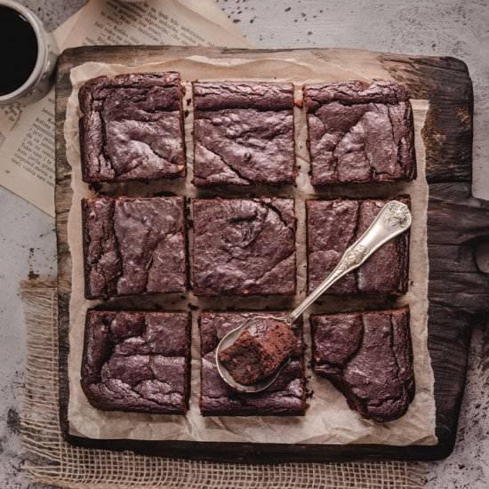 Sweet Potato Chocolate Brownies - Recipe photo by RainbowInMyKitchen
