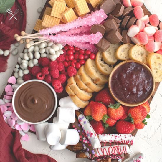 Valentine’s Day Charcuterie Board - Recipe photo by emilyenchanted
