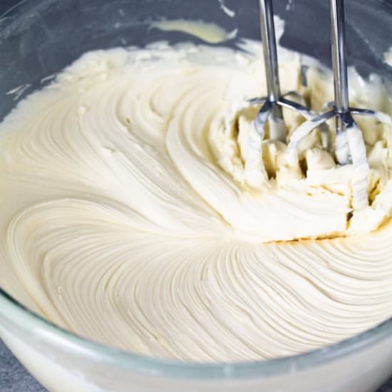 Whipped White Chocolate Ganache - Recipe photo by Simshomekitchen