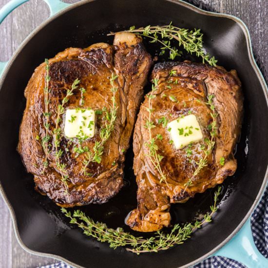 Cast Iron Ribeye - Recipe photo by amandascookin