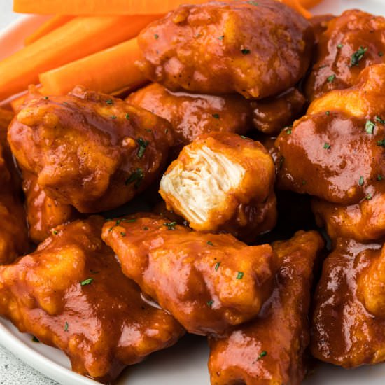 Boneless BBQ Wings - Recipe photo by stateofdinner