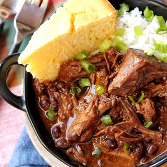 Slow Cooker Chili Pot Roast - Recipe photo by CouponClippingCook