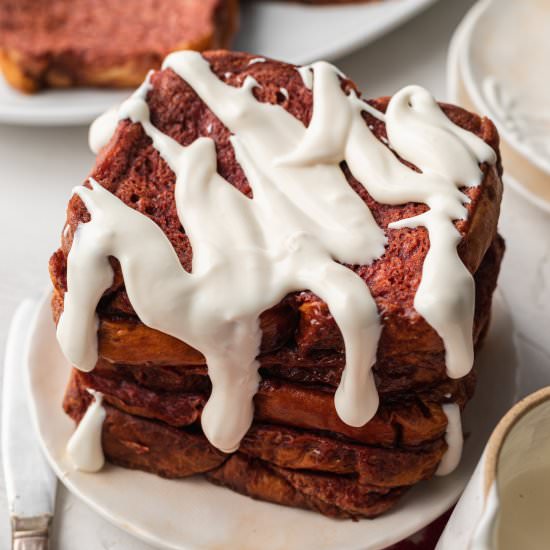 Red Velvet French Toast - Recipe photo by pumpkinnspice