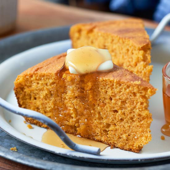 Sweet Potato Cornbread - Recipe photo by Lemon blossoms