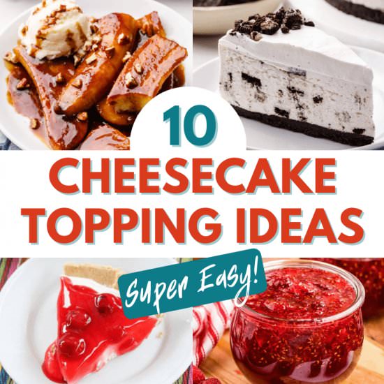 10 Cheesecake Topping Ideas - Recipe photo by AllThingsMamma
