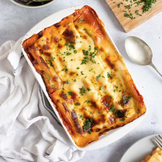 Easy Spinach & Ricotta Cannelloni - Recipe photo by effortlessfoodie