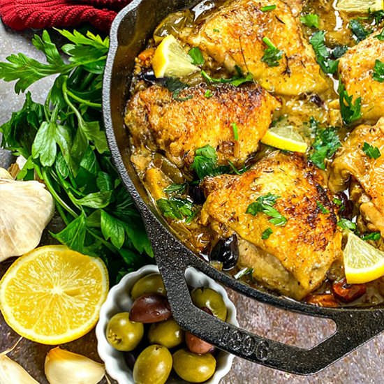 CAST IRON CHICKEN PROVENÇAL - Recipe photo by wellnesssleuth