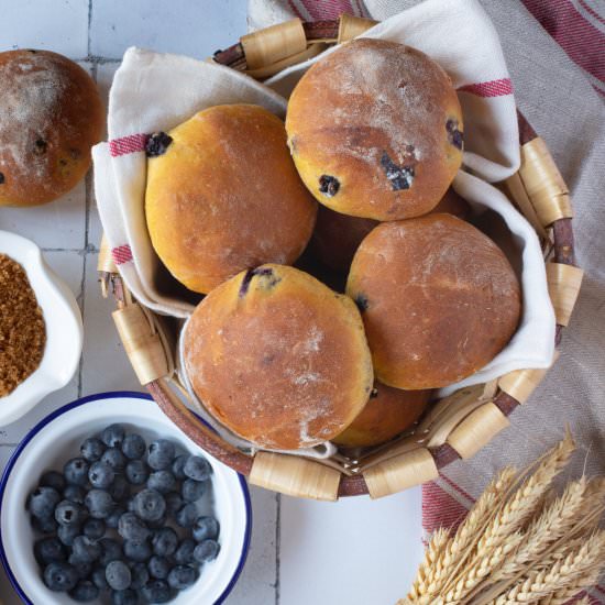 PANECILLOS DE CALABAZA Y ARÁNDANOS - Recipe photo by JUEGODESABORES