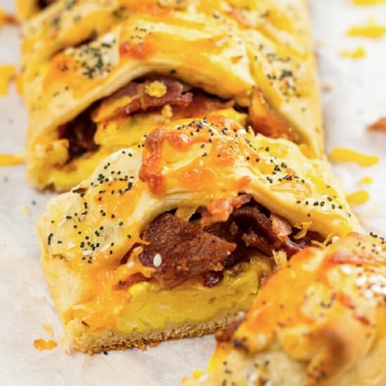 Easy Breakfast Braid - Recipe photo by OnMyKidsPlate