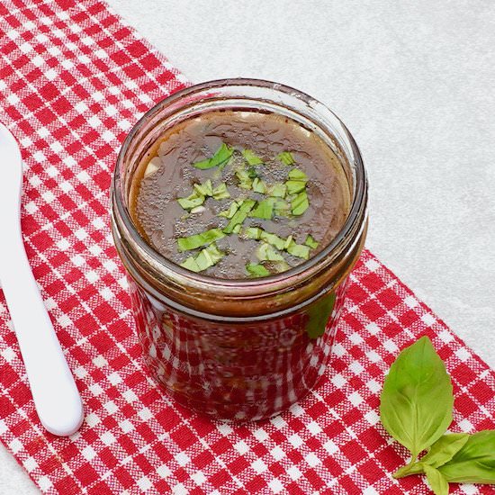 Basil Balsamic Vinaigrette - Recipe photo by anothertablespoon