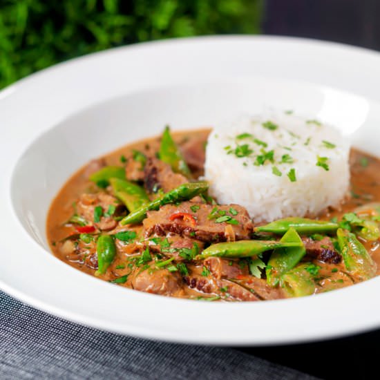 Thai Red Beef Curry - Recipe photo by Brian Jones