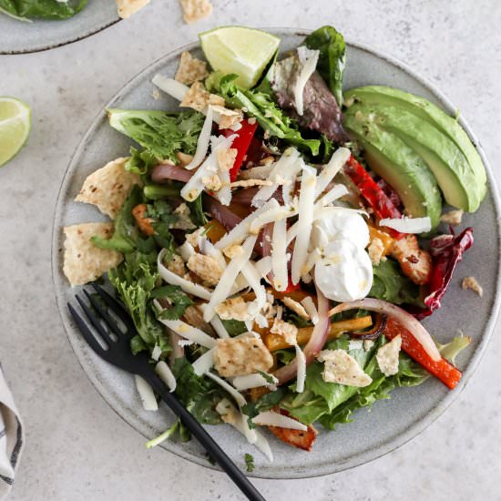 Fajita Chicken Salad - Recipe photo by farmflavor