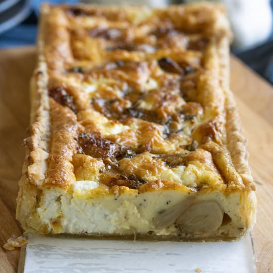 Caramelized Garlic & Goat Cheese - Recipe photo by GiangisKitchen