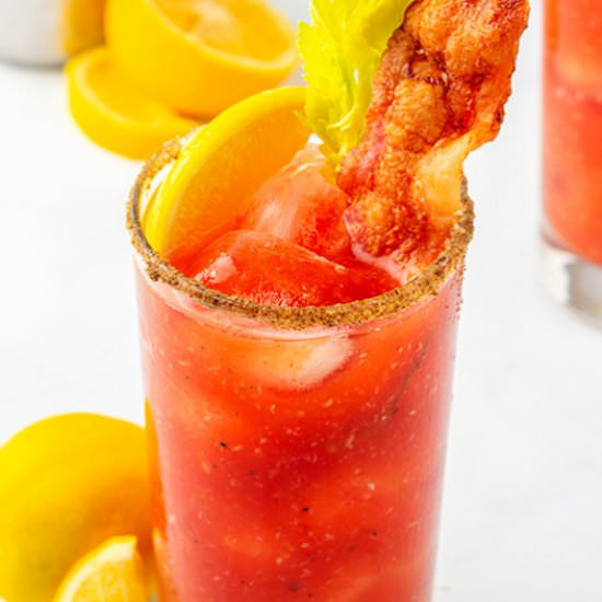 Spicy Bloody Mary - Recipe photo by The Slow Roasted Italian