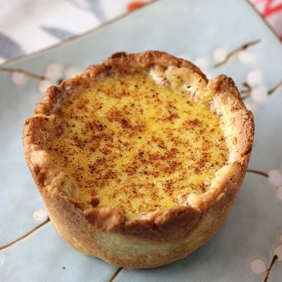 Egg custard tarts - Recipe photo by Food Gal