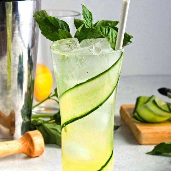 Basil Cocktail - Recipe photo by Absolute Foodie