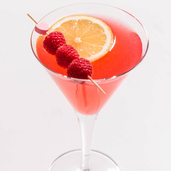 Raspberry Martini - Recipe photo by The Endless Meal