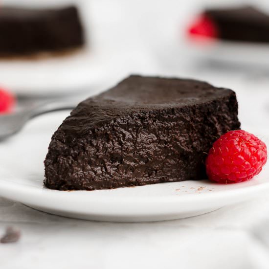 Healthy Flourless Chocolate Cake - Recipe photo by foods for the soul