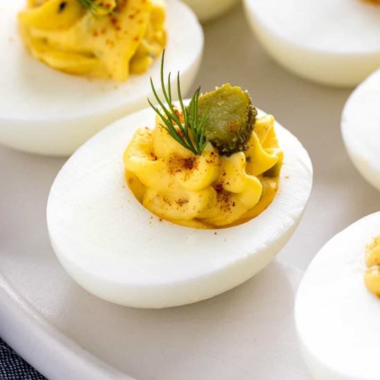 Southern Deviled Eggs - Recipe photo by Jessica Gavin