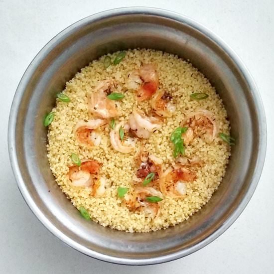 One-Pot Shrimp Quinoa - Recipe photo by escapetofood