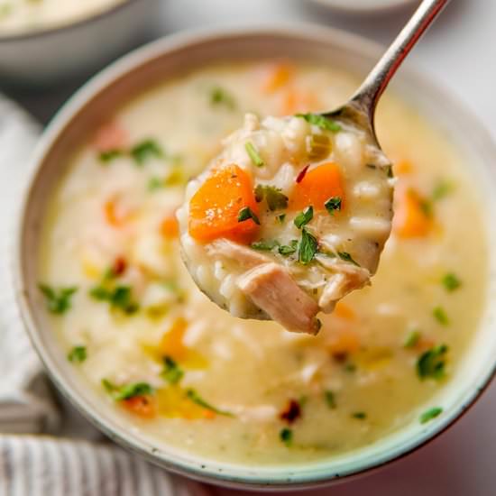 Instant Pot Lemon Chicken Orzo Soup - Recipe photo by IrenaMacri