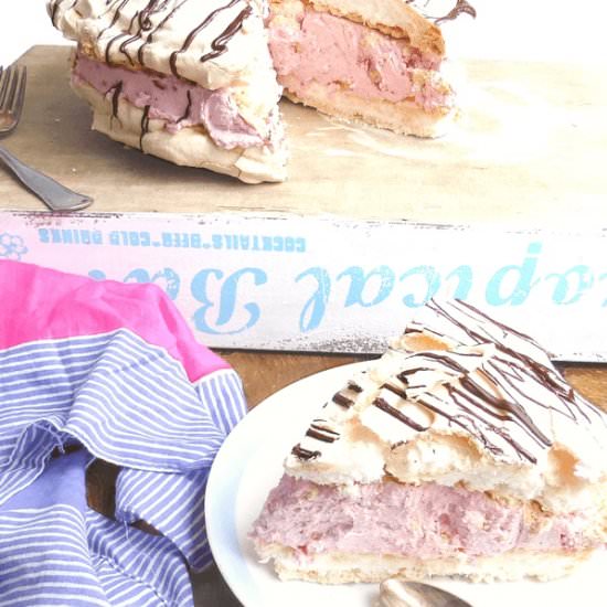 Meringue & Raspberry Whipped Cream - Recipe photo by thespeltkitchen
