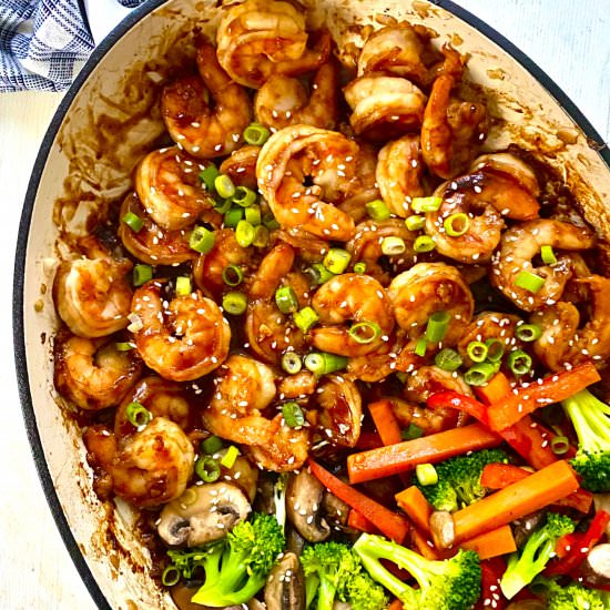 Sizzling Hibachi Shrimp & Vegetable - Recipe photo by amycaseycooks
