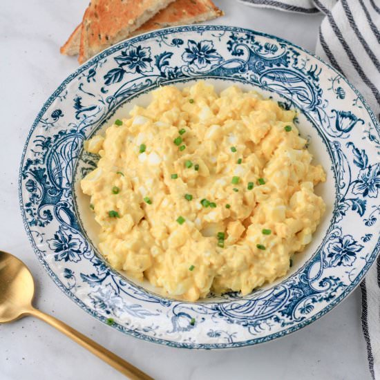 Classic Egg Salad - Recipe photo by My Life After Dairy