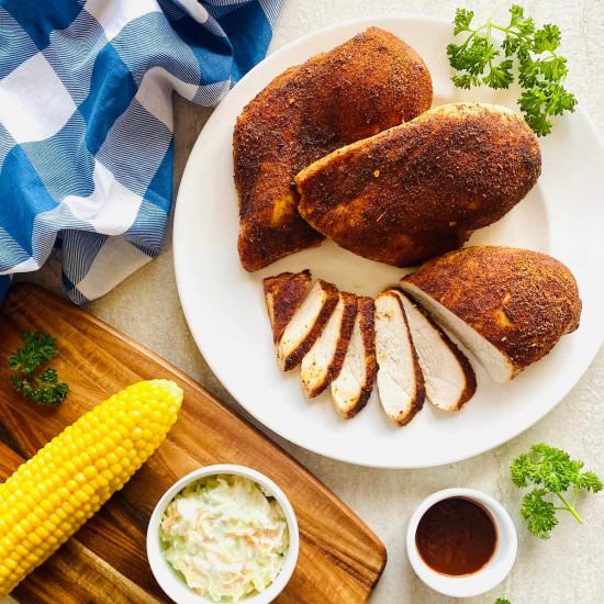 Smoked Chicken Breast - Recipe photo by AubreysKitchen