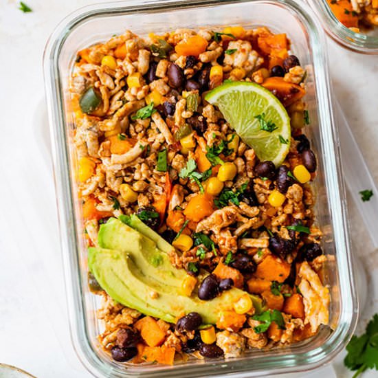 Ground Turkey Skillet w Black Beans - Recipe photo by Skinnytaste