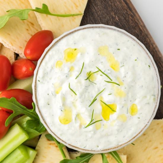 Tzatziki Sauce with Sour Cream - Recipe photo by cookingupmemories