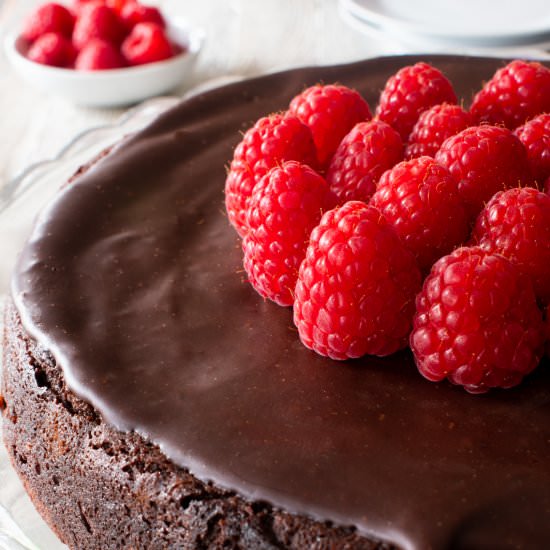 Flourless Chocolate Cake - Recipe photo by For the Love of Cooking