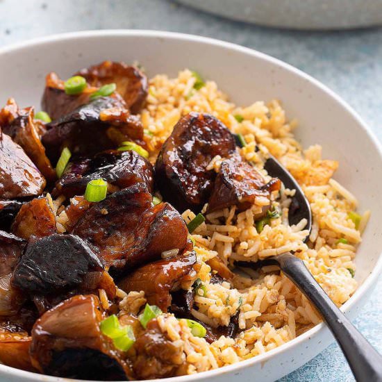 Eggplant Stir Fry - Recipe photo by kitchenathoskins