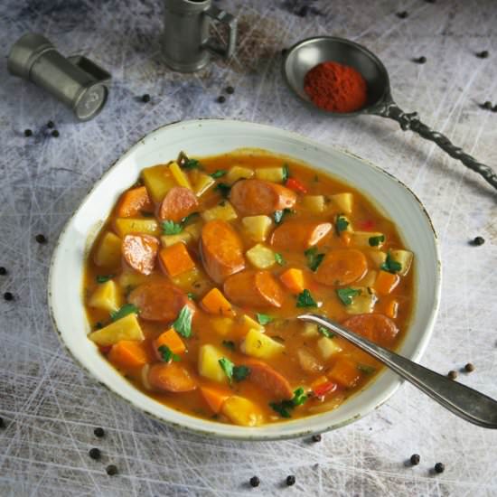 German frankfurter soup - Recipe photo by Culinaire bagage