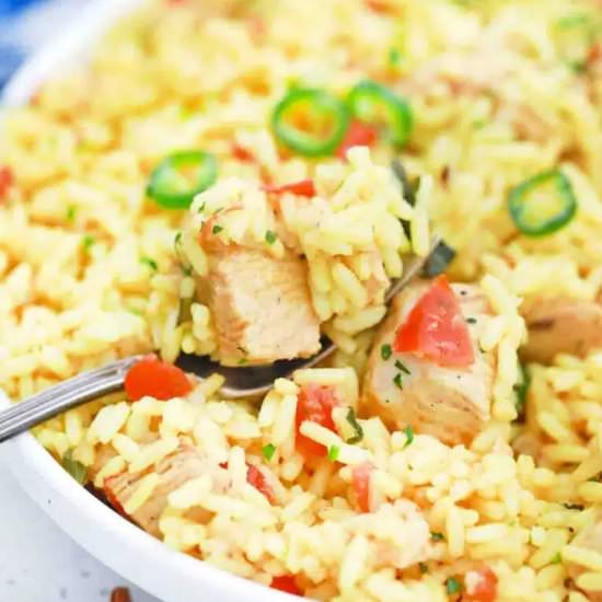 Instant Pot Chicken Biryani - Recipe photo by peasandpeonies
